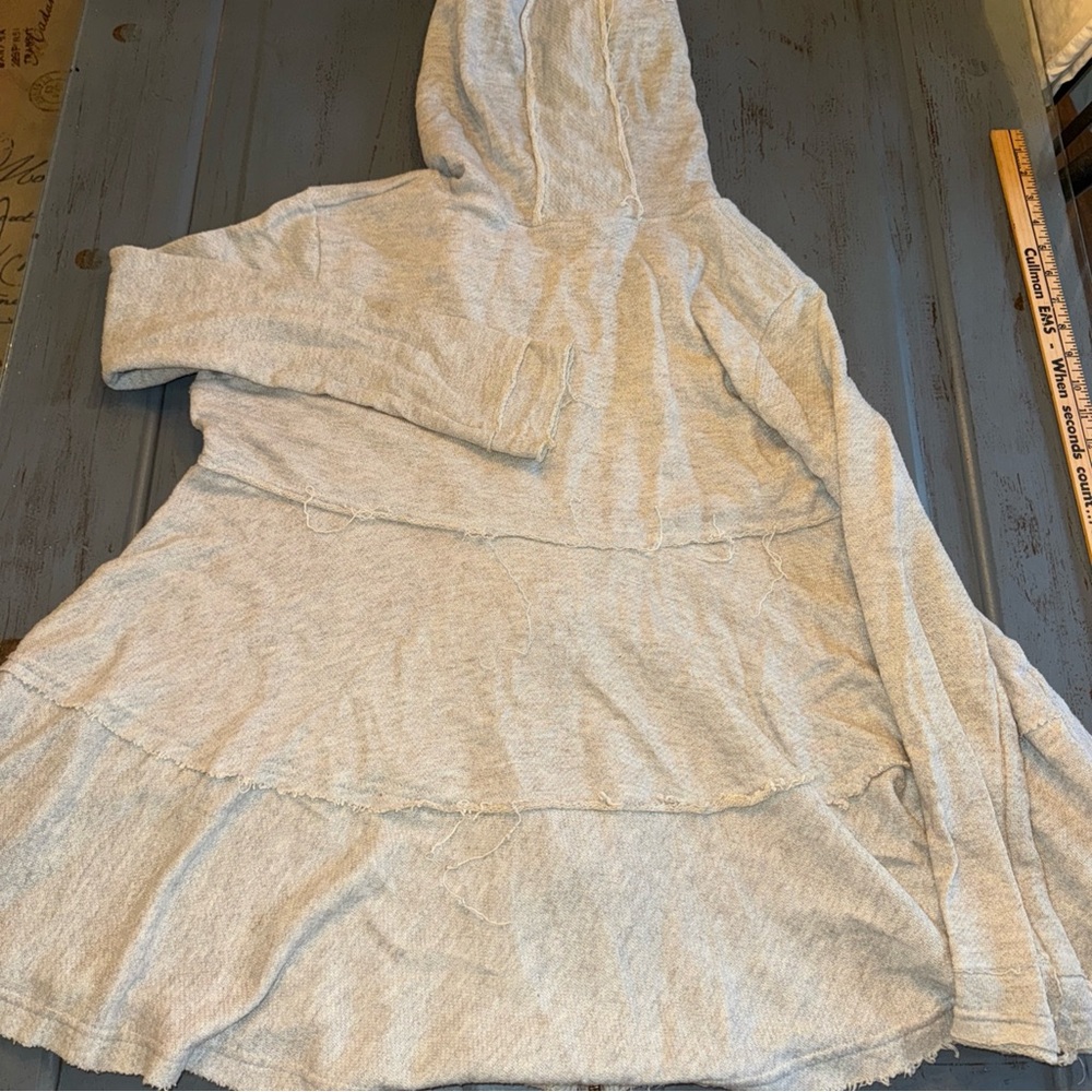 Altar'd State Cream Knit Hoodie Full Zip Jacket - Picture 10 of 11